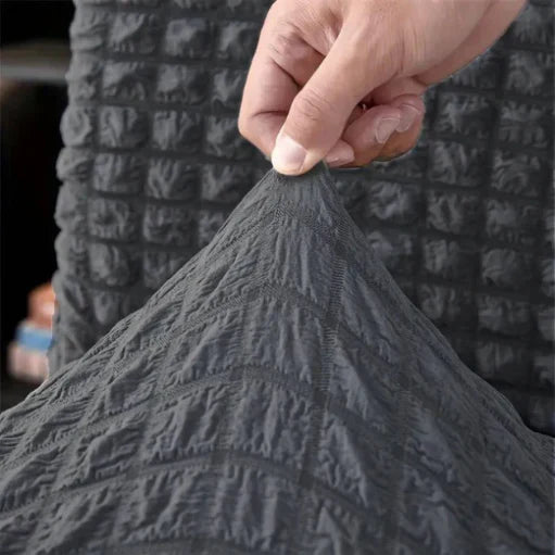 Bubble Turkish Sofa Cover - Light Grey