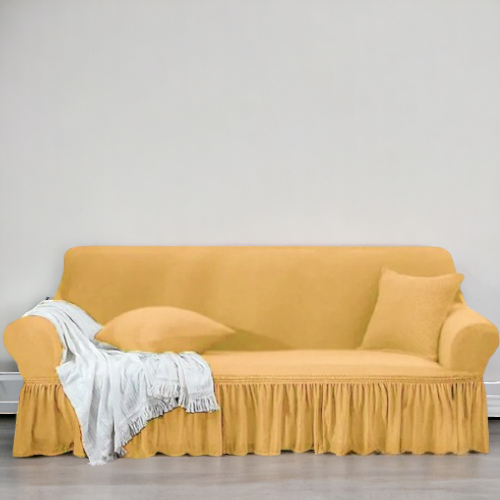 Turkish Style Mesh Sofa Covers ( GOLDEN COLOR