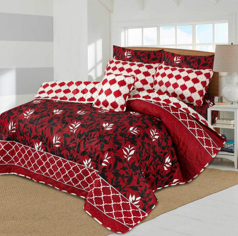 RED MOUNTAIN SUMMER COMFORTER SET- 7 PCS