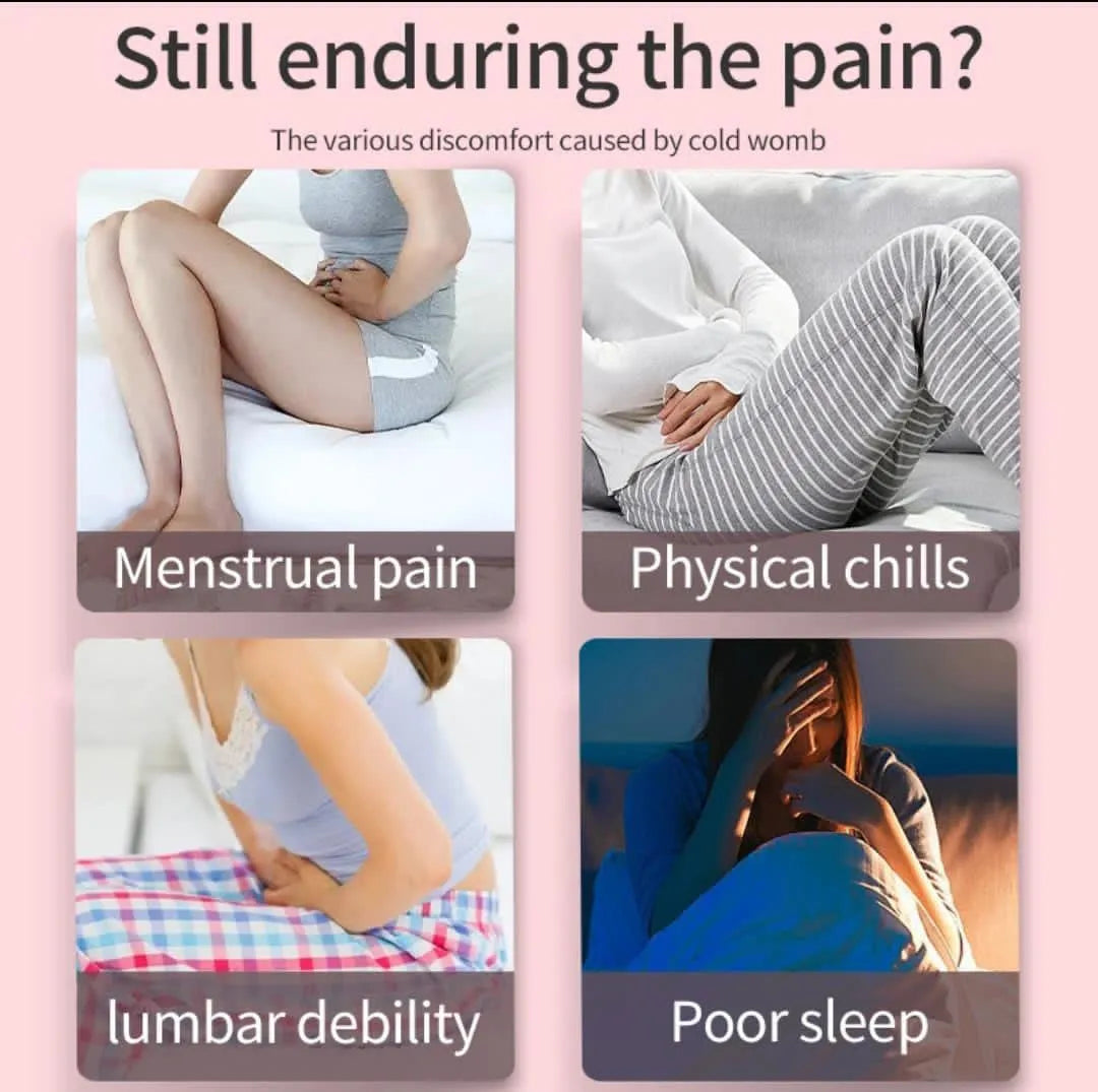 Period Cramp Relief Electric Heating Belt Massager