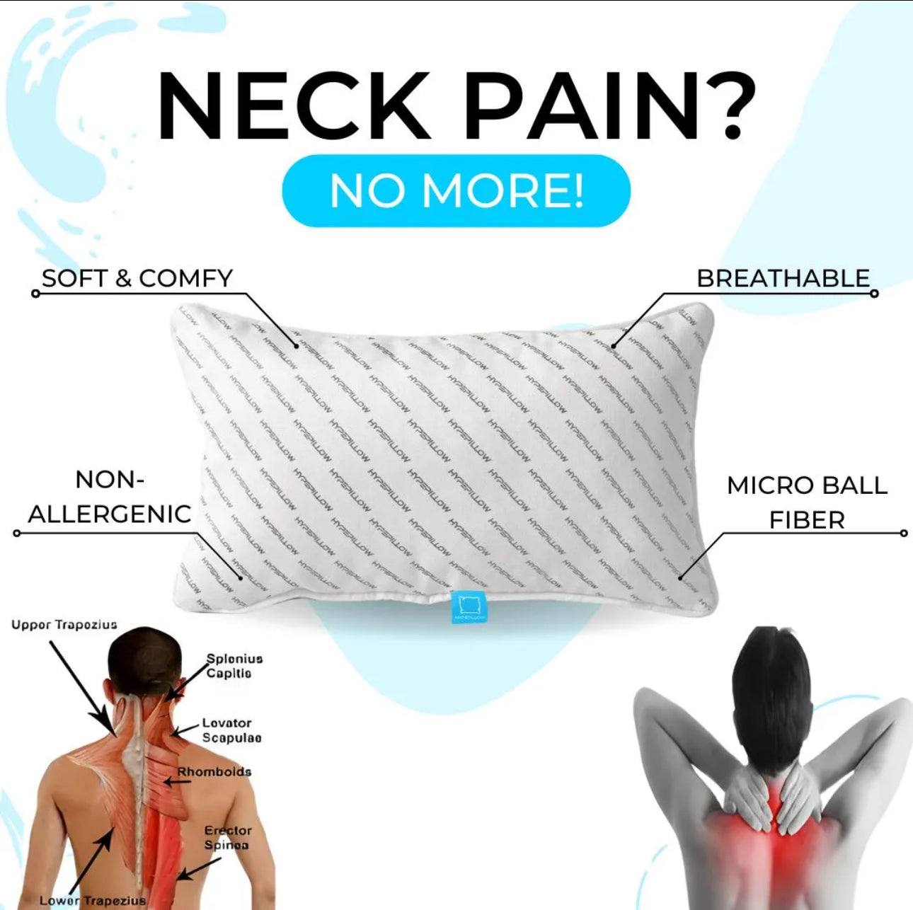 Medicated Pillow for Neck Pain5-Star Hotel Standard