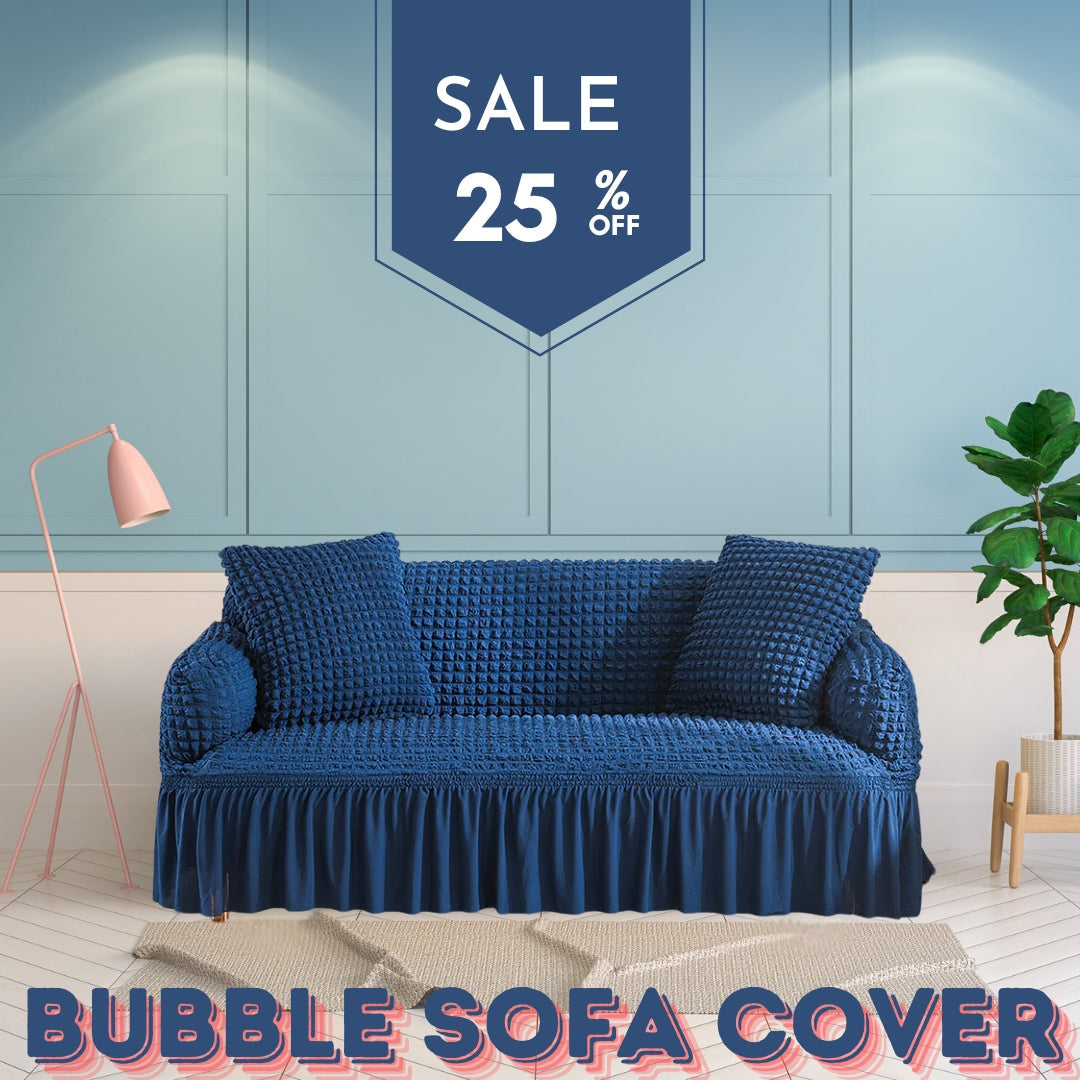 Turkish bubble sofa covers (Blue color )