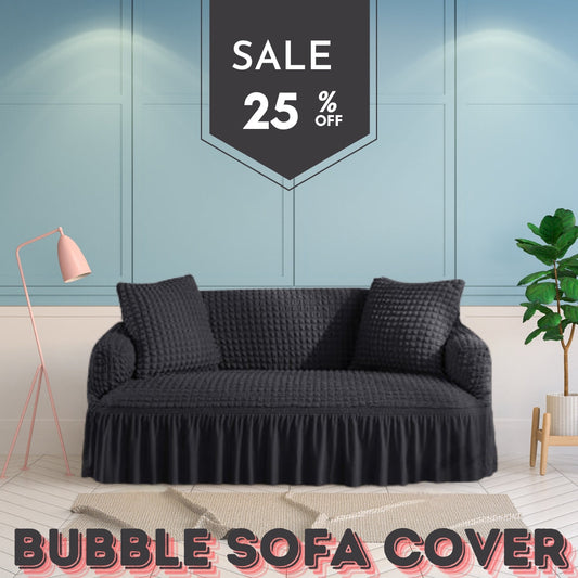 Turkish bubble sofa covers ( black  color )