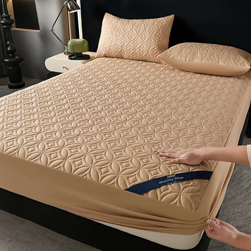 quilted whterproof matres cover ( GOLDEN COLOR )