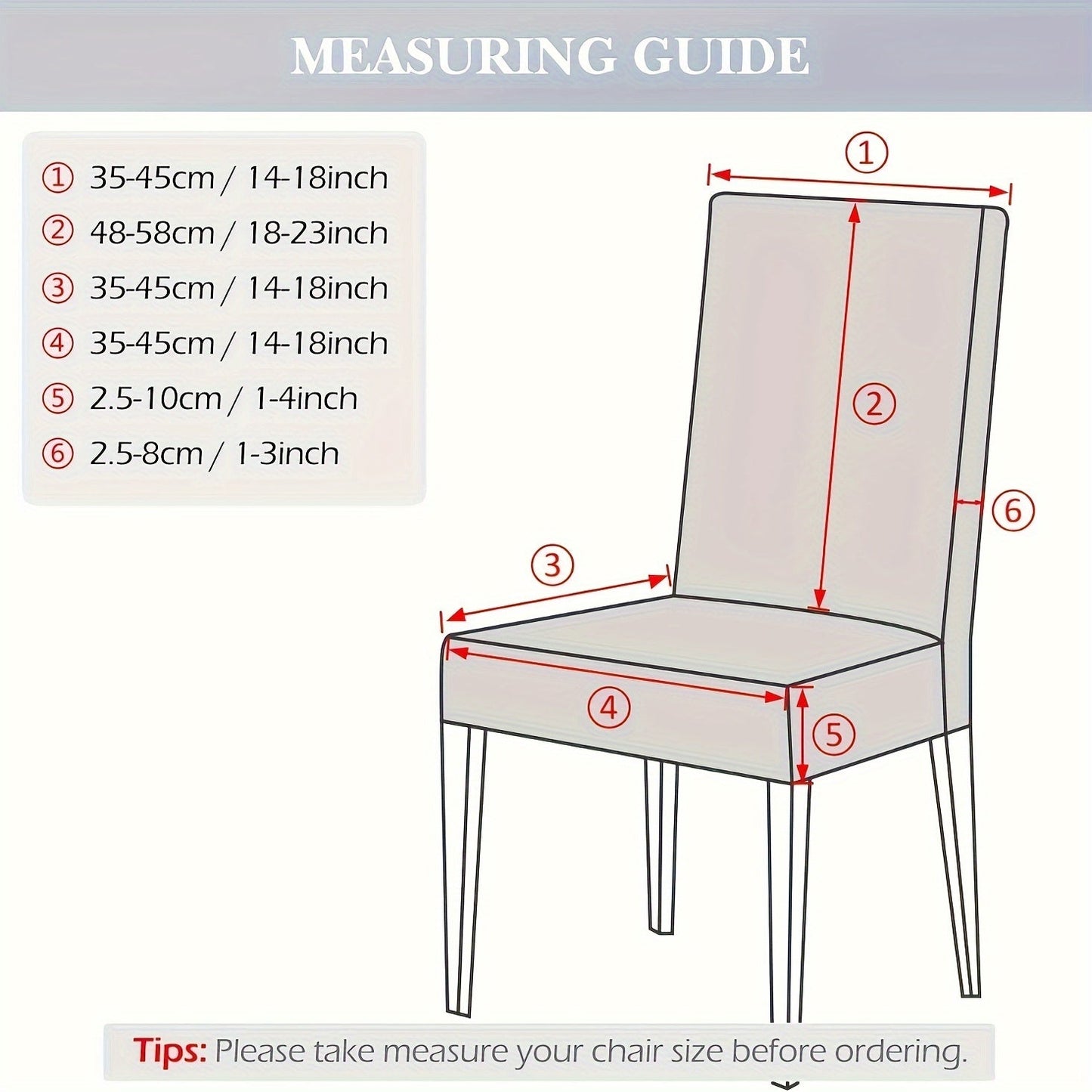 Velvet Strip Design Fitted Dinning Chair Covers ( Gray color )