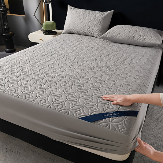 quilted whterproof matres cover ( L GRAY  COLOR )