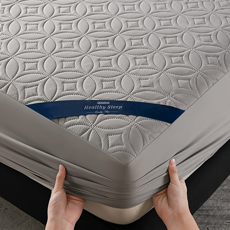 quilted whterproof matres cover ( L GRAY  COLOR )