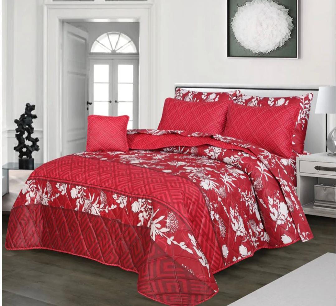 ROYAL ROSE COMFORTER SET- 7 PCS
