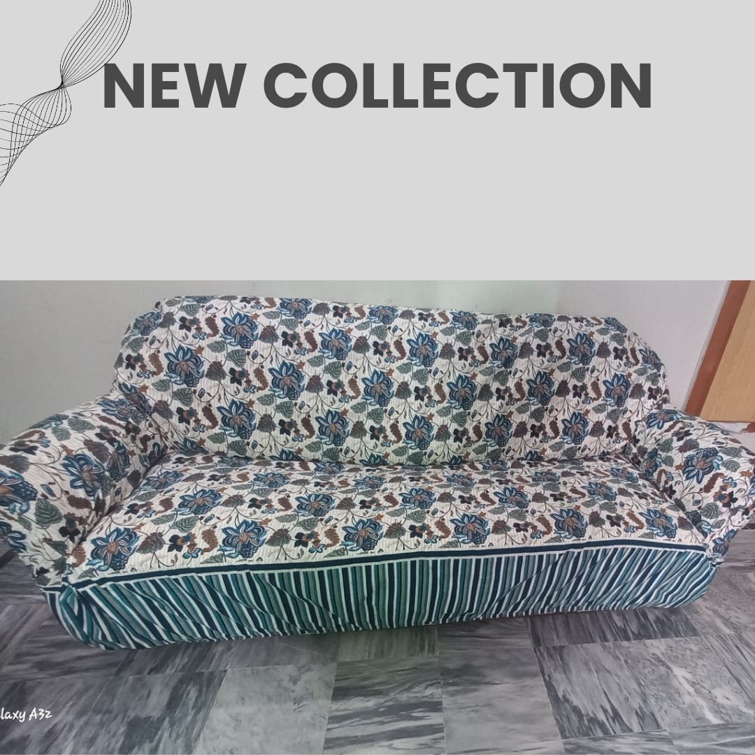 printed sofa cover ( zinc )