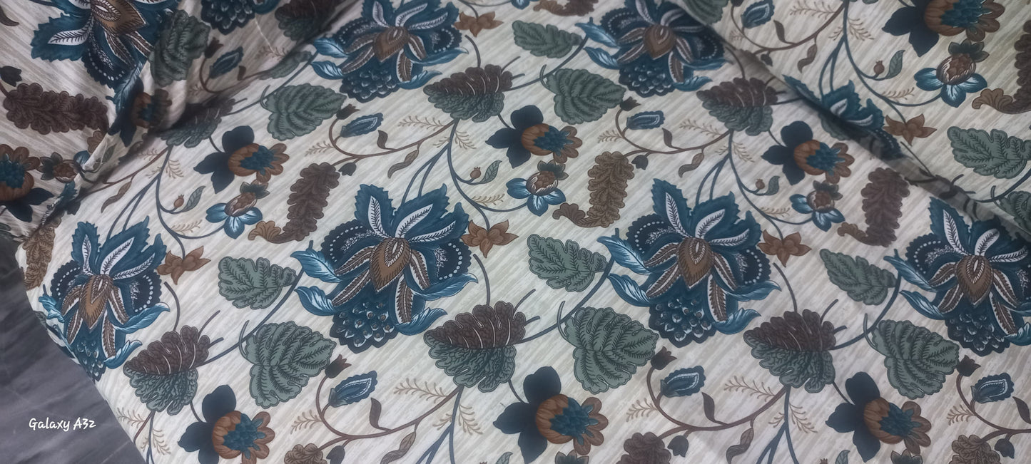 printed sofa cover ( zinc )