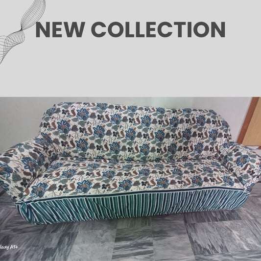 printed sofa cover ( zinc )