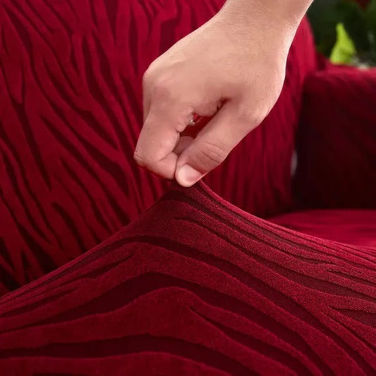 zebra velvet sofa covers ( mahroon color )