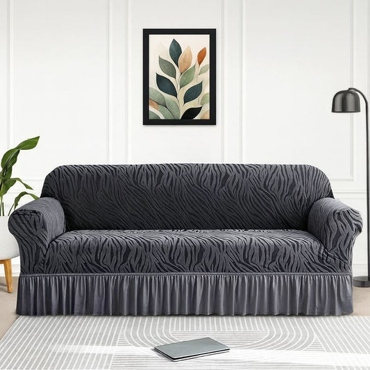 zebra velvet sofa covers (Gray color )