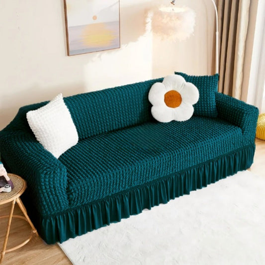 Bubble Turkish Sofa Cover - Zinc